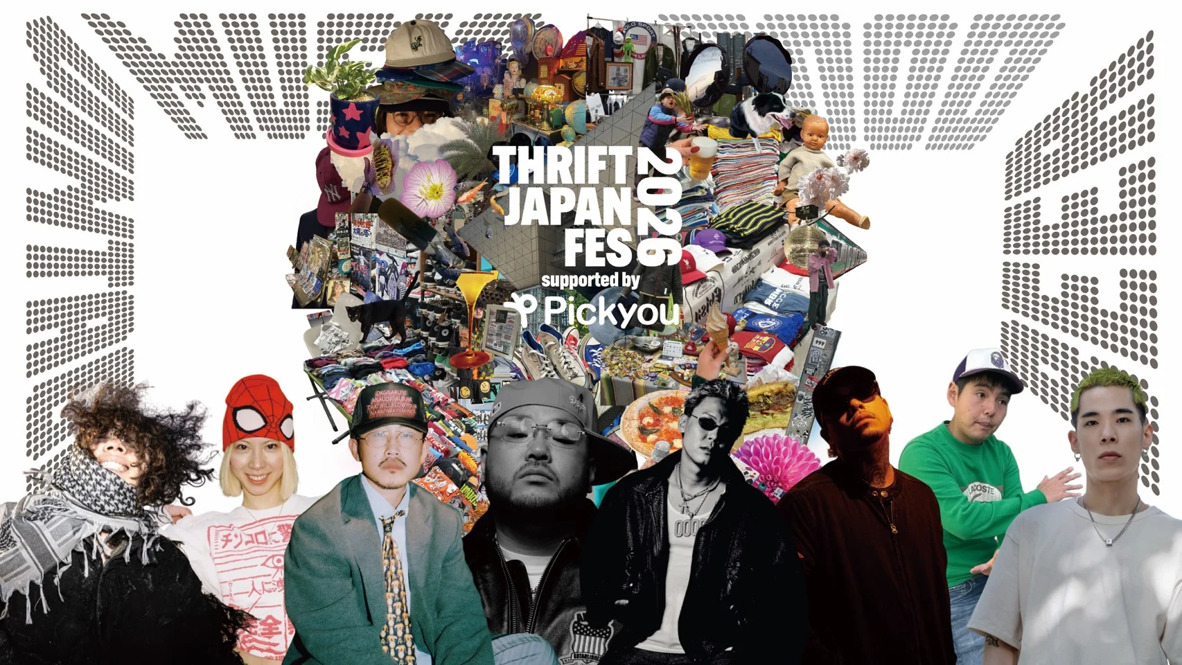 国内最大級の古着フェス「THRIFT JAPAN FES」の前売りチケットを独占販売。約130店舗の古着屋が東京ビッグサイトに集結。